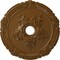 Ekena Millwork Attica with Rose Ceiling Medallion (Canopies up to 4 1/2"), 26"OD x 3 3/4"ID x 1 1/2"P, Smokey Topaz CM26ATSTF - alternate 1